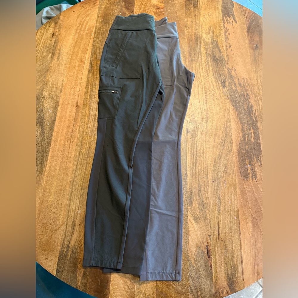 2 Pairs Athleta Highland Hybrid cargo leggings